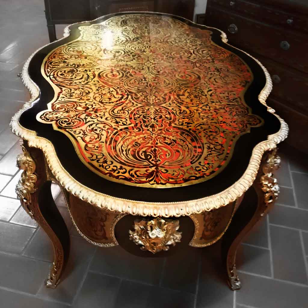 Cassettone prima del restauro